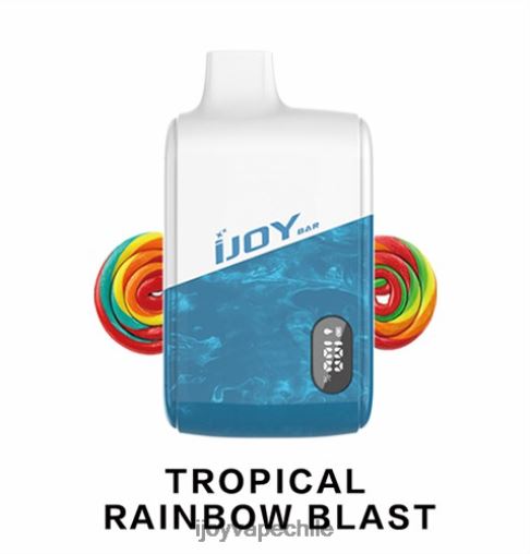 IJOY vape review - iJOY Bar IC8000 desechable 8BN0J197 explosión del arco iris tropical
