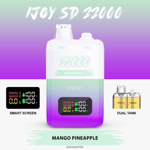 IJOY vape review - iJOY SD 22000 desechable 8BN0J157 mango piña